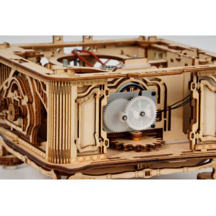 RoboTime - 3D puinen mekaaninen palapeli Gramofoni (manual drive)