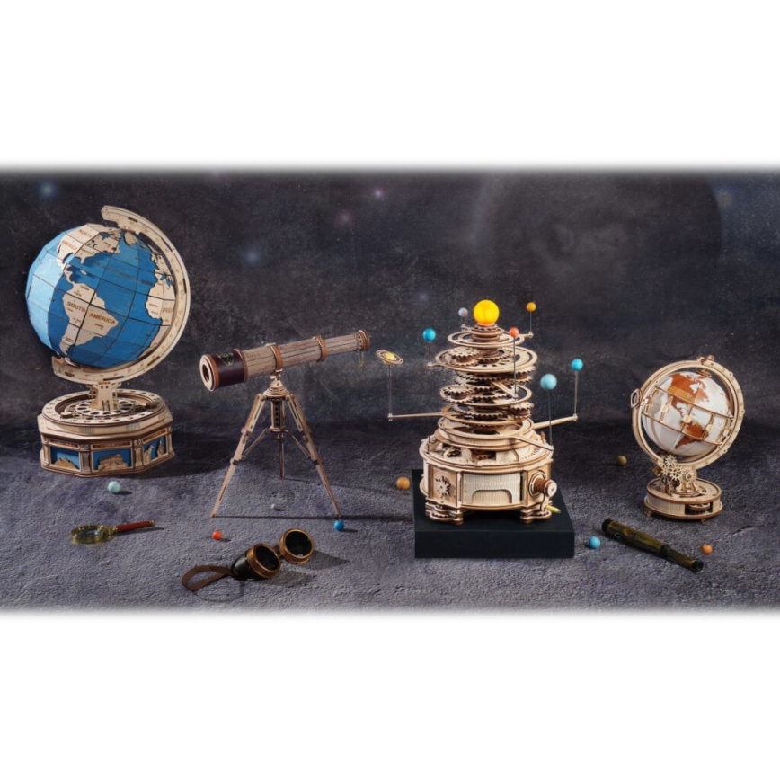 RoboTime - 3D puinen mekaaninen palapeli Planetaario