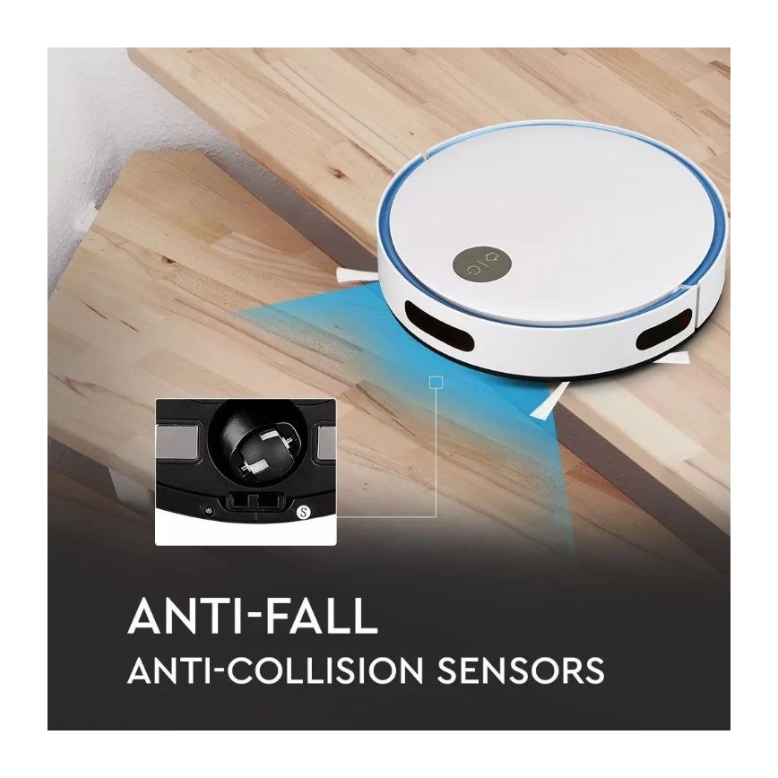 Robottipölynimuri valkoinen/sininen + kaukosäädin