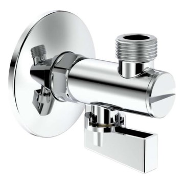 Roca A525168200 - AQUA-kulmaventtiili, kiiltävä kromi