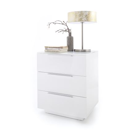 ROCKY XXL -yöpöytä, valkoinen