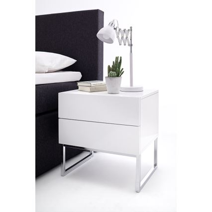 ROCKY yöpöytä, valkoinen