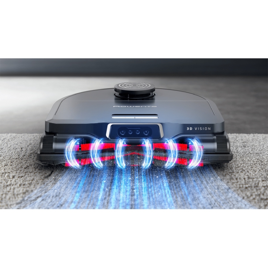 Rowenta - Älykäs robottipölynimuri mopilla X-PLORER S240+ AI Animal & Allergy Wi-Fi 5200 mAh