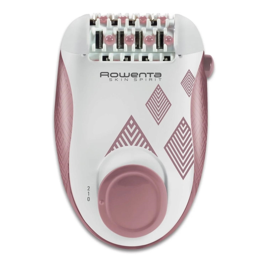 Rowenta - Epilaattori SKIN SPIRIT 4,8W/230V vaaleanpunainen