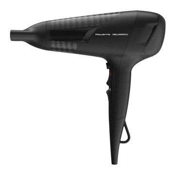 Rowenta - Hairdryer KARL LAGERFELD STUDIO DRY 2100W/230V musta