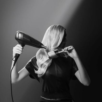 Rowenta - Hairdryer KARL LAGERFELD STUDIO DRY 2100W/230V musta