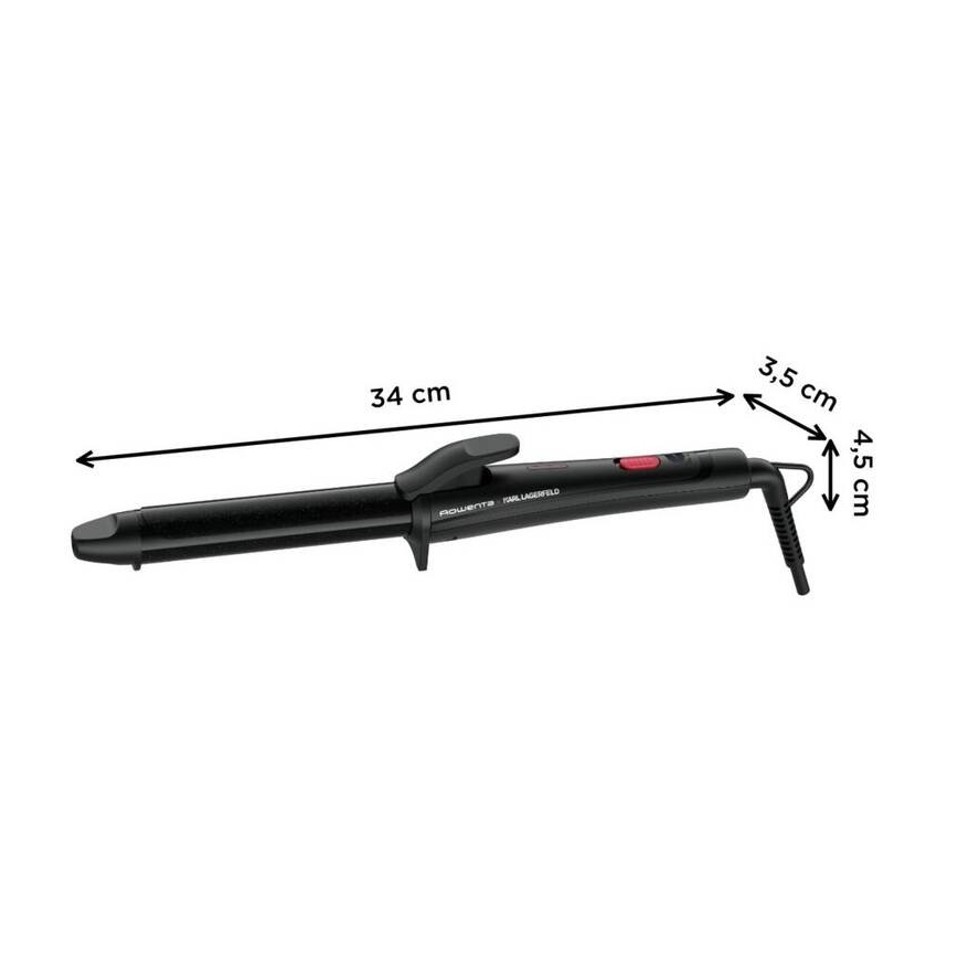 Rowenta - Kiharrin KARL LAGERFELD 47W/230V musta