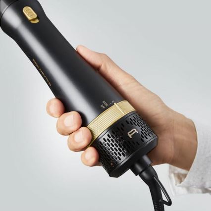 Rowenta - Kuumailmaharja EXPRESS STYLE 800W/230V musta/kulta