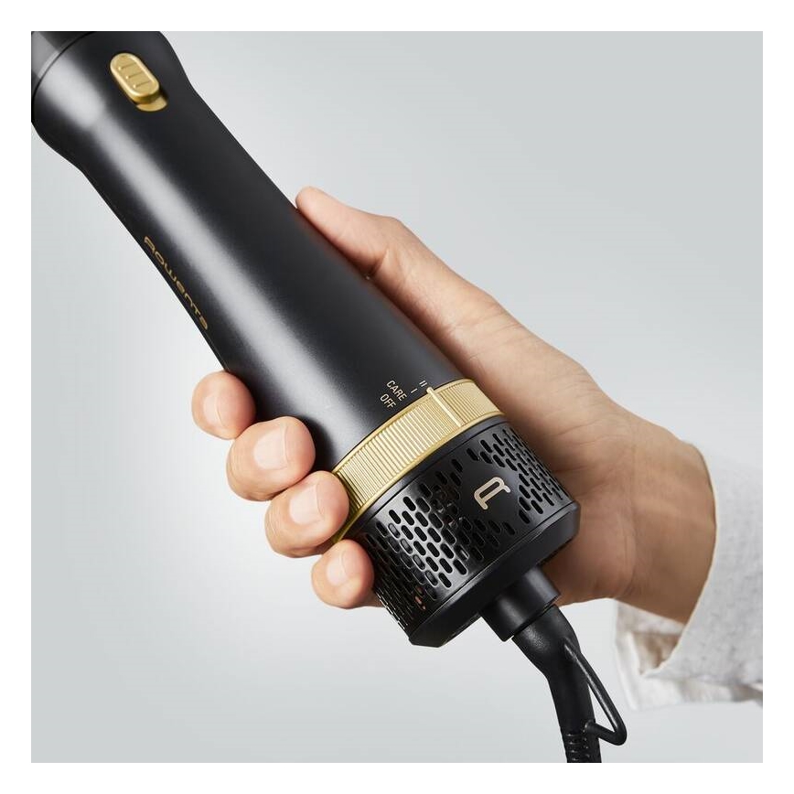 Rowenta - Kuumailmaharja EXPRESS STYLE 800W/230V musta/kulta
