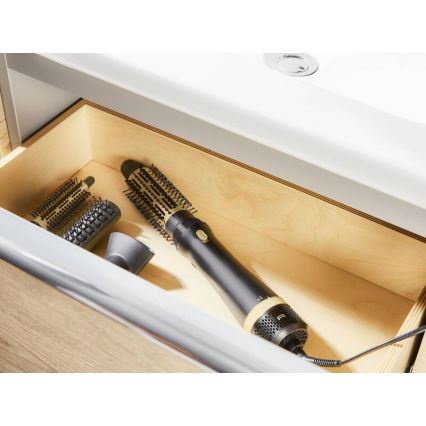 Rowenta - Kuumailmaharja EXPRESS STYLE 800W/230V musta/kulta