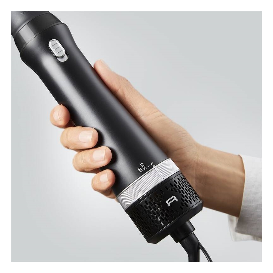 Rowenta - Kuumailmaharja EXPRESS STYLE 900W/230V musta/hopea