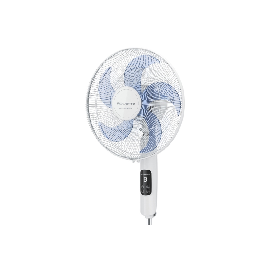 Rowenta - Lattiatuuletin TURBO SILENCE 55W/230V 147 cm valkoinen + kauko-ohjaus