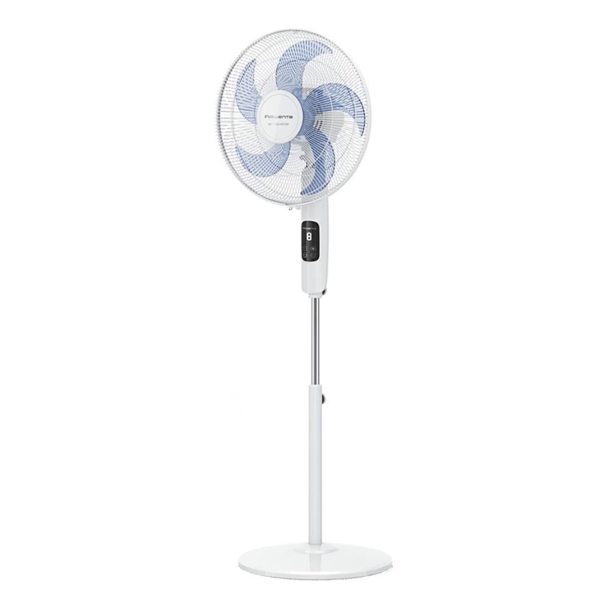 Rowenta - Lattiatuuletin TURBO SILENCE 55W/230V 147 cm valkoinen + kauko-ohjaus