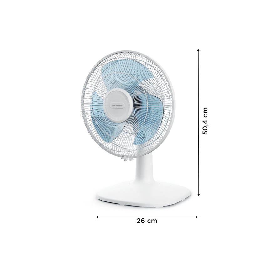 Rowenta - Pöytätuuletin ESSENTIAL 28W/230V Ø 25 cm valkoinen