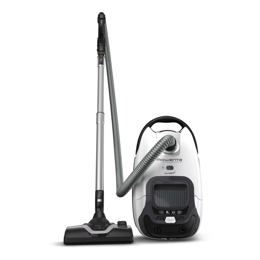 Rowenta - Pussi-imuri SILENCE FORCE ALLERGY+ 4,5l 400W/230V musta/valkoinen