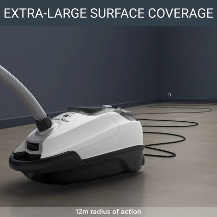 Rowenta - Pussi-imuri SILENCE FORCE ALLERGY+ 4,5l 400W/230V musta/valkoinen
