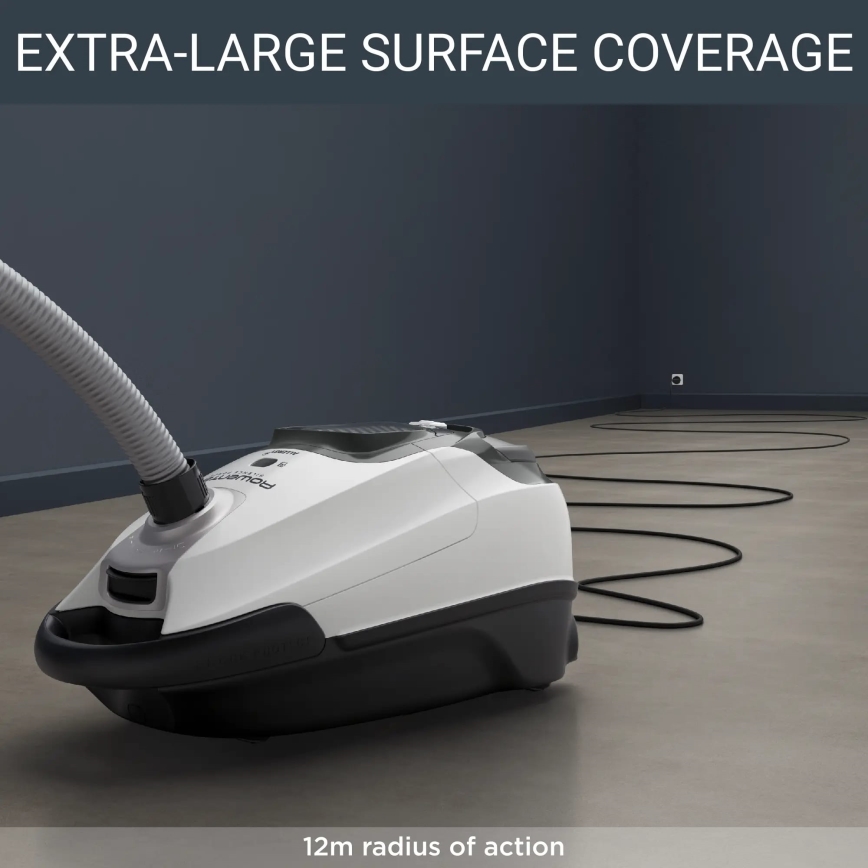 Rowenta - Pussi-imuri SILENCE FORCE ALLERGY+ 4,5l 400W/230V musta/valkoinen