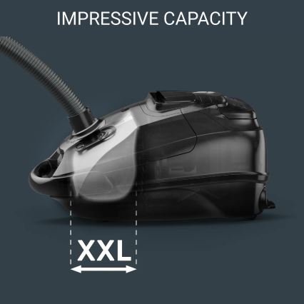 Rowenta - Pussi-imuri SILENCE FORCE ALLERGY+ 4,5l 400W/230V musta/valkoinen