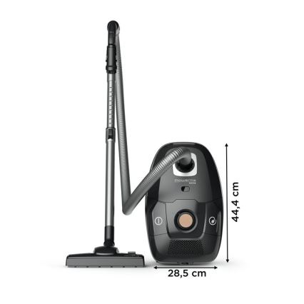 Rowenta - Pussi-imuri VIHREÄ FORCE EFFITECH ECO TOTAL CLEAN 400W/230V musta