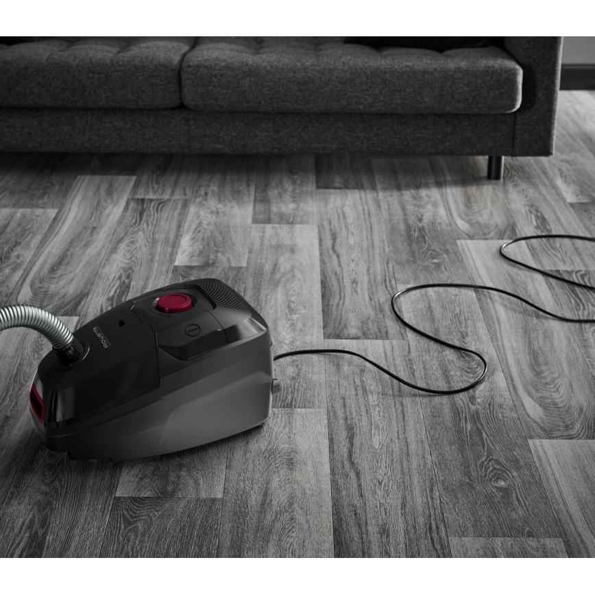 Rowenta - Pussi-imuri VIHREÄ FORCE MAX ECO TOTAL CLASSIC 900W/230V musta