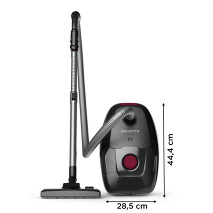 Rowenta - Pussi-imuri VIHREÄ FORCE MAX ECO TOTAL CLASSIC 900W/230V musta