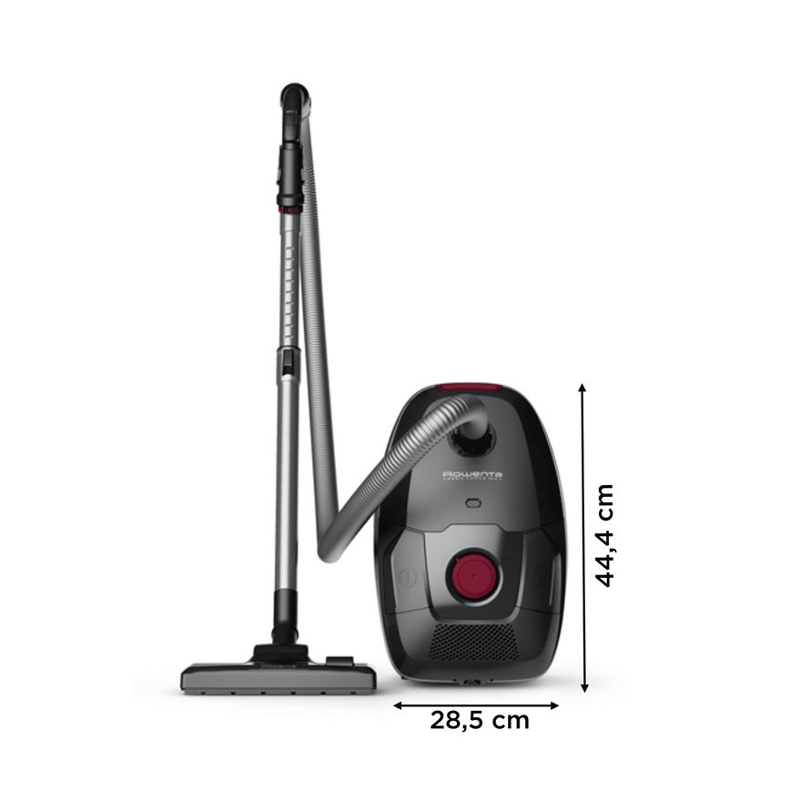 Rowenta - Pussi-imuri VIHREÄ FORCE MAX ECO TOTAL CLASSIC 900W/230V musta
