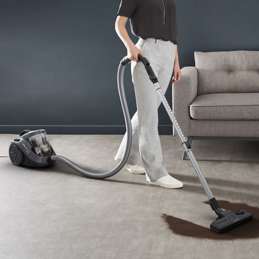 Rowenta - Pussiton pölynimuri COMPACT POWER 1,5l 750W/230V harmaa