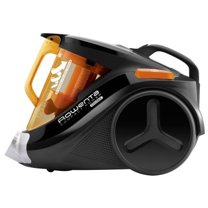 Rowenta - Pussiton pölynimuri COMPACT POWER 1,5l 750W/230V musta/oranssi
