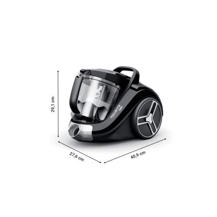 Rowenta - Pussiton pölynimuri COMPACT POWER XXL 2,5l 900W/230V musta
