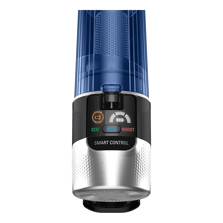 Rowenta - Sauva imuri mopilla X-FORCE FLEX ANIMAL AQUA AUTO 4in1 250W/25,2V 2500 mAh musta/sininen