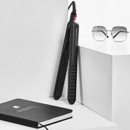 Rowenta - Suoristusrauta KARL LAGERFELD OPTILISS musta