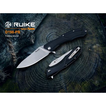 Ruike RUD198PB - Taitettava taskuveitsi 23,1 cm musta