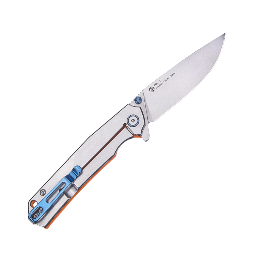Ruike RUP801SF - Taitettava taskuveitsi 20 cm hopea