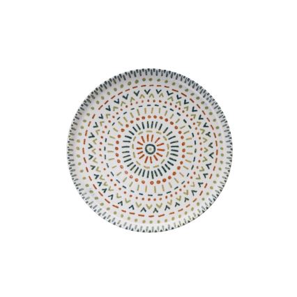 Ruokailusetti 12 kpl monivärinen/posliini