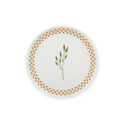 Ruokailusetti 24 kpl monivärinen/posliini