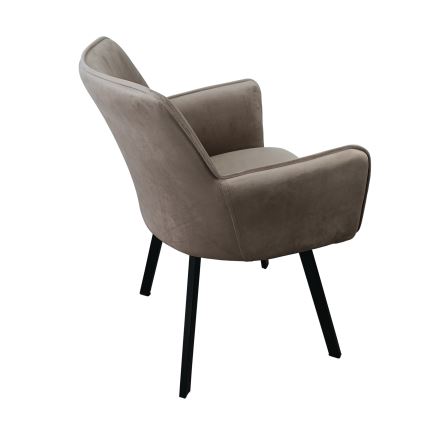 Ruokapöydän tuoli AMELIA taupe