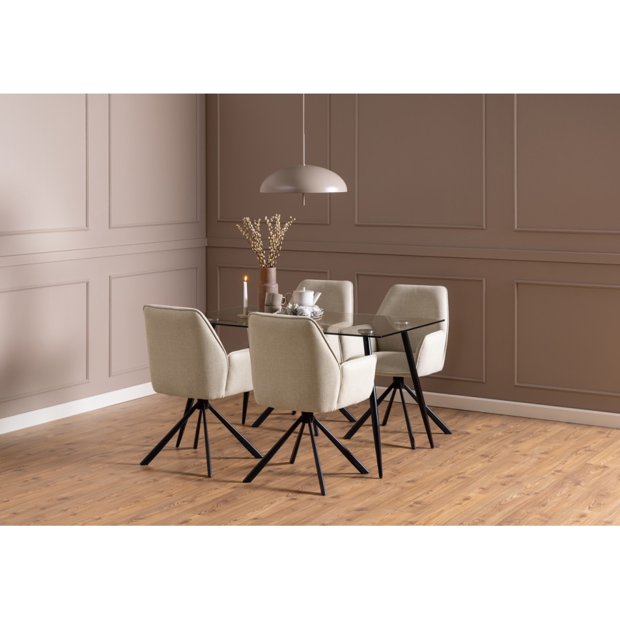 Ruokapöydän tuoli ESME 1 kpl beige