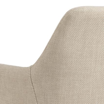 Ruokapöydän tuoli käsinojilla TANYA 1 kpl beige