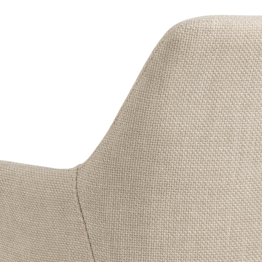 Ruokapöydän tuoli käsinojilla TANYA 1 kpl beige