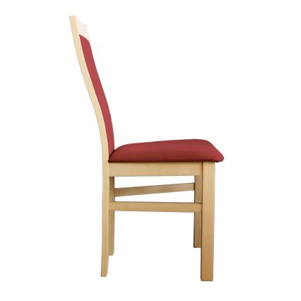 Ruokapöydän tuoli ZOE pyökki/punainen