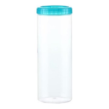 Ruokasäiliö INTERLOCK 1,6 l turkoosi/läpinäkyvä