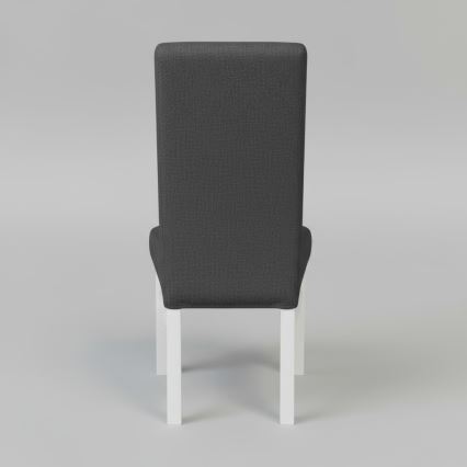 Ruokatuoli ALISON harmaa/valkoinen