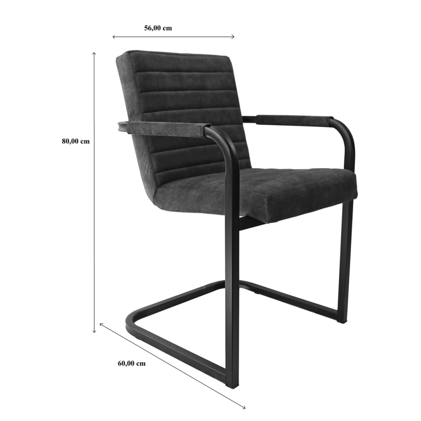 Ruokatuoli BART harmaa