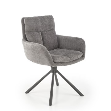 Ruokatuoli HALSA, 1 kpl, harmaa