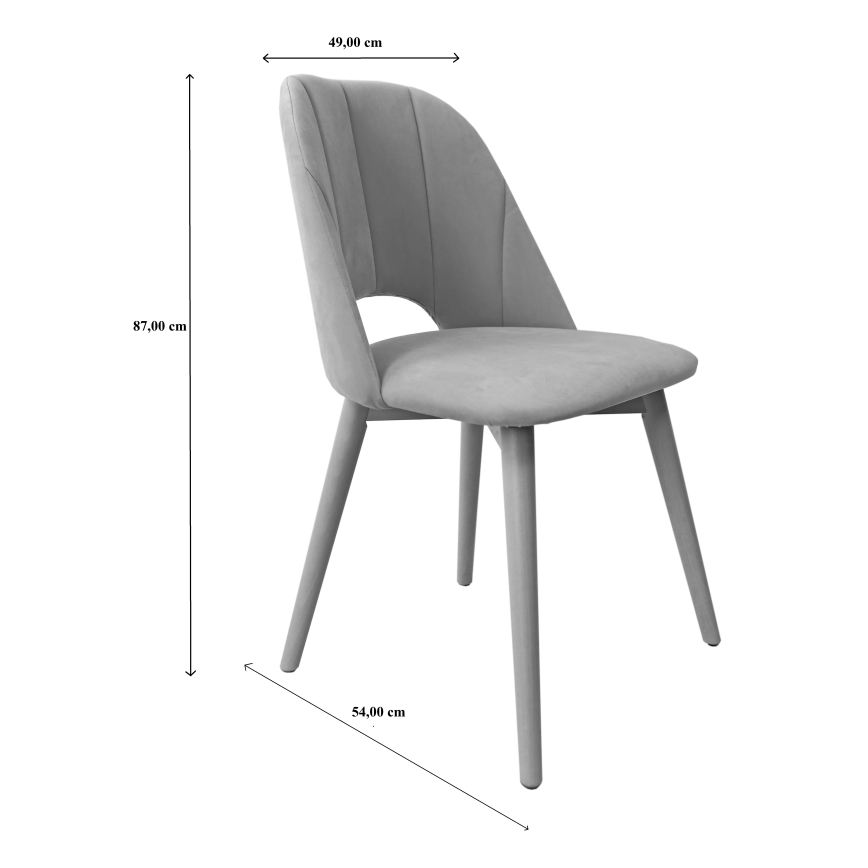 Ruokatuoli THEO keltainen