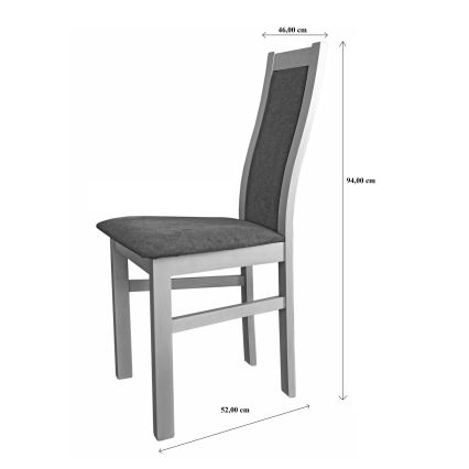 Ruokatuoli ZOE pyökki/tummanruskea