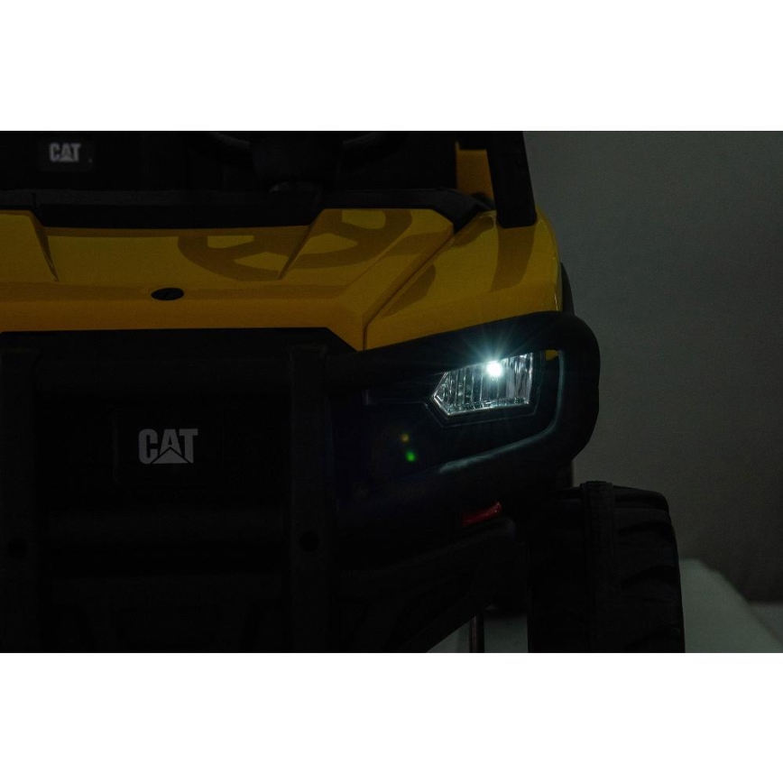 Sähköauto CAT 60W/7500 mAh keltainen/musta + kauko-ohjaus