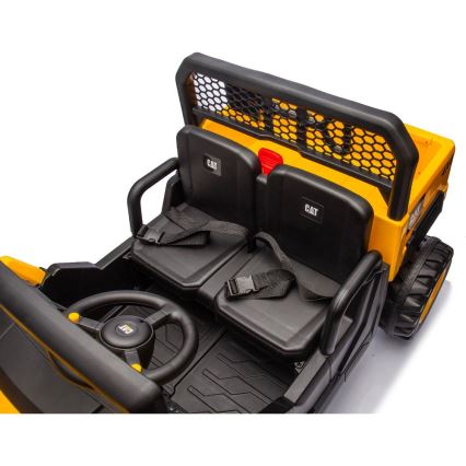 Sähköauto CAT 60W/7500 mAh keltainen/musta + kauko-ohjaus
