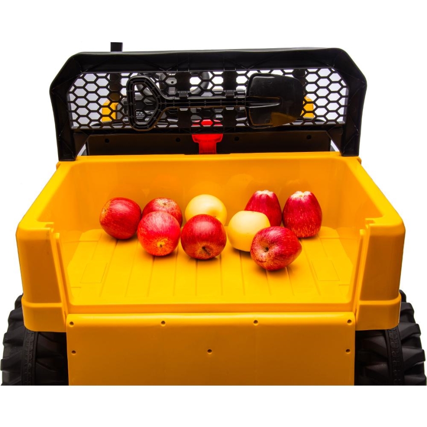 Sähköauto CAT 60W/7500 mAh keltainen/musta + kauko-ohjaus