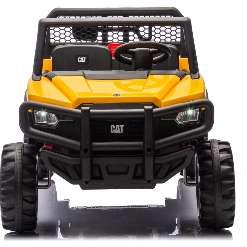 Sähköauto CAT 60W/7500 mAh keltainen/musta + kauko-ohjaus
